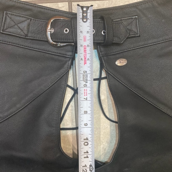 Mens Harley Davidson Chaps, Size XL, Length around 29", Excellent condition - Picture 8 of 9